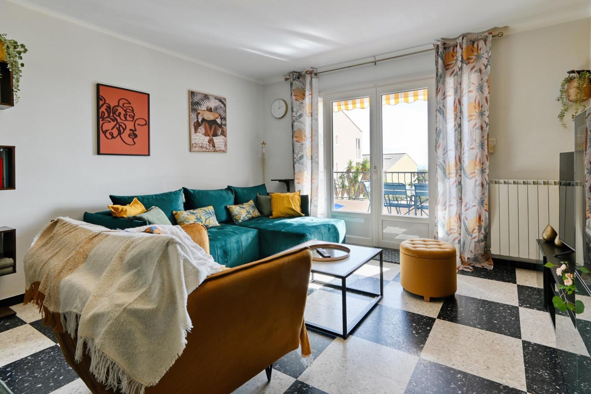 Le Floreal - Vue Mer, Proche Plage, Parking Prive Bandol