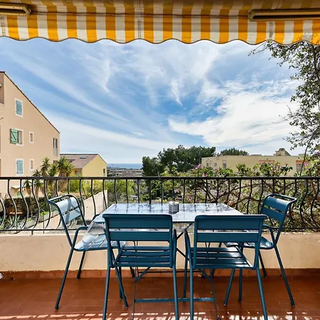 Le Floreal - Vue Mer, Proche Plage, Parking Prive Bandol Exterior foto