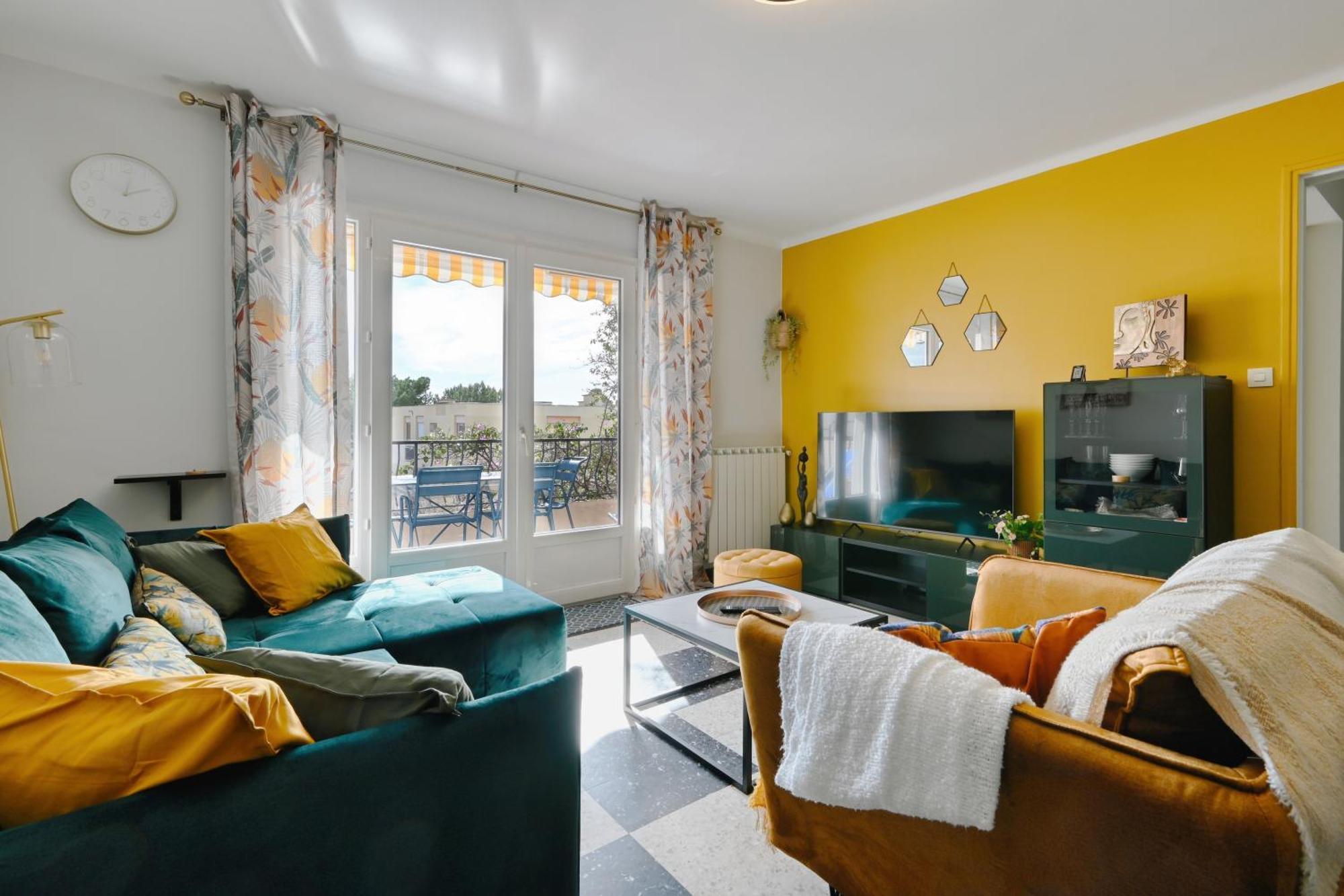 Le Floreal - Vue Mer, Proche Plage, Parking Prive Appartement Bandol